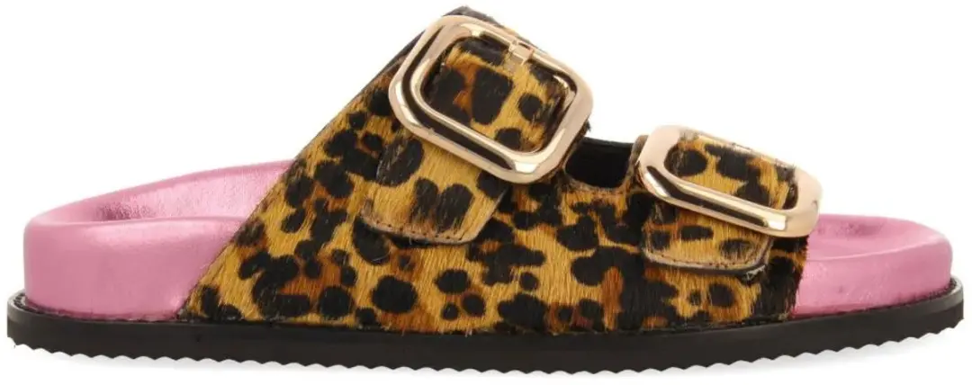 Gioseppo Mifflin Sandalen - Bruin/Roze - Leopard - EU 37 - afbeelding 5 van 6