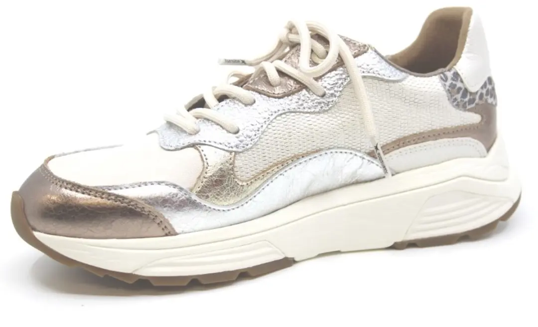 Xsensible Rainbow Sneakers Dames - Leer Beige - Maat 39