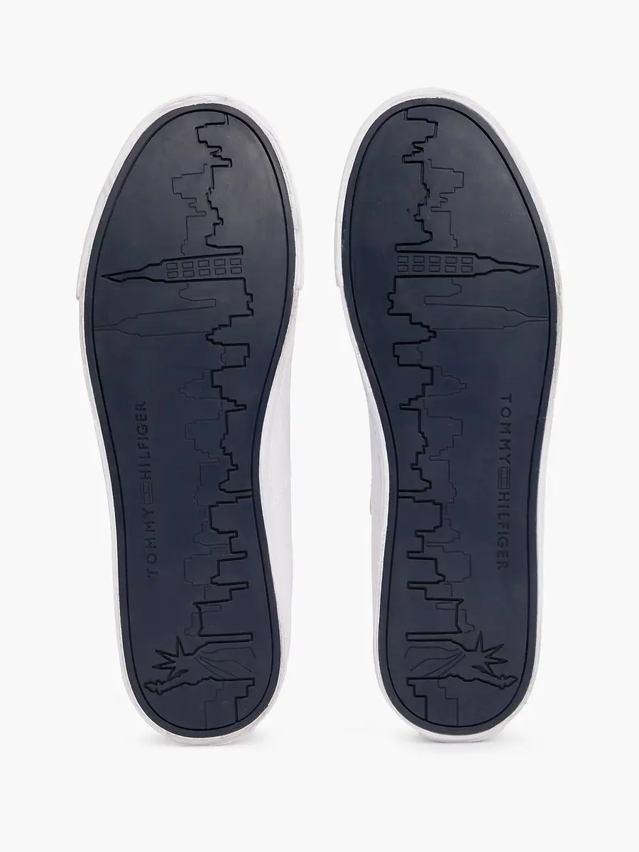 Tommy Hilfiger Essential Leather Sneaker 44 - Wit - afbeelding 5 van 6
