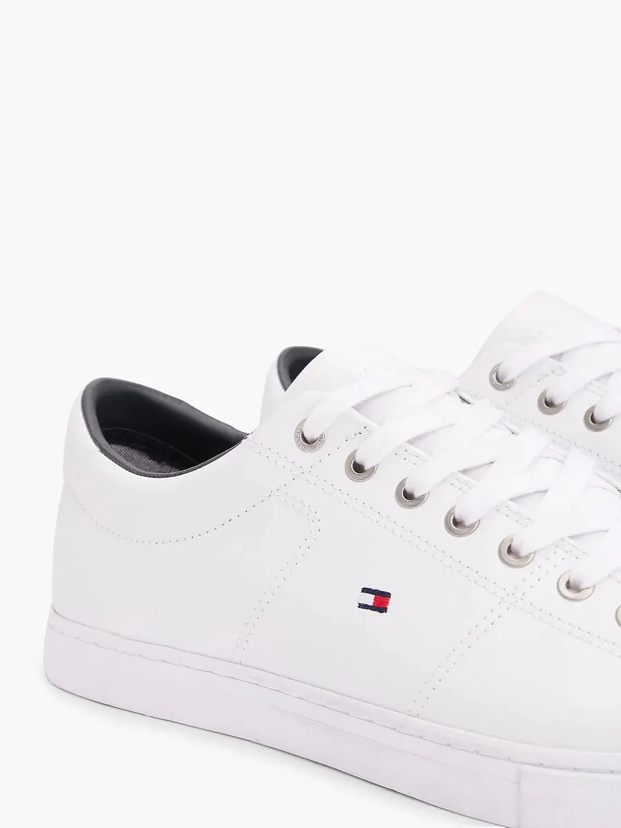 Tommy Hilfiger Essential Leather Sneaker 44 - Wit - afbeelding 3 van 6