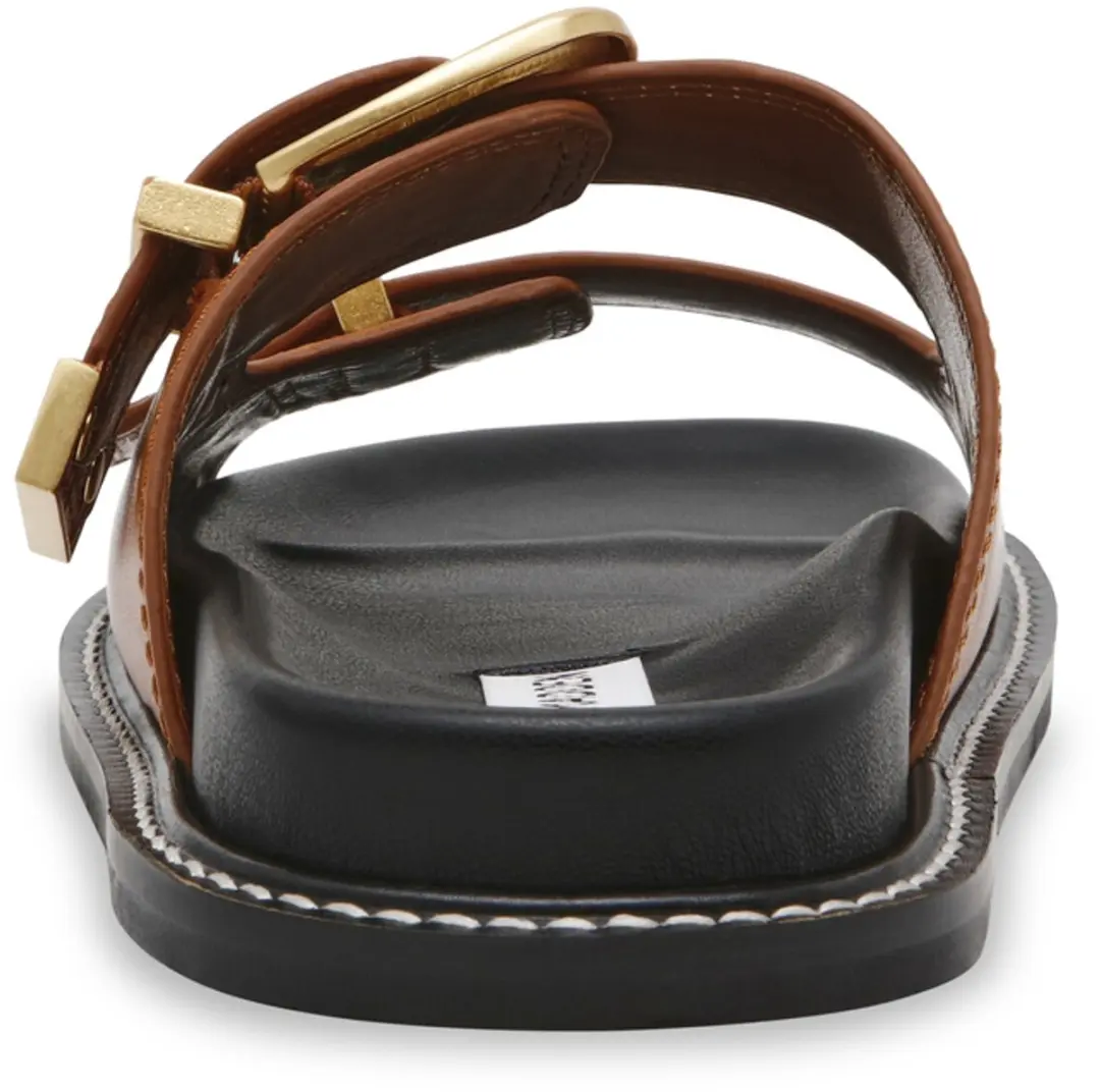 Steve Madden Arch-E Vrouwenslippers - 36 - Cognacleder - afbeelding 5 van 6