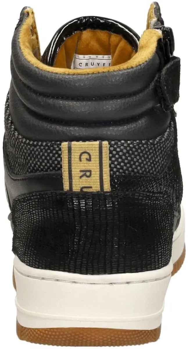 Cruyff Junior Campo High Sneakers - Zwart - Maat 33 - afbeelding 6 van 6