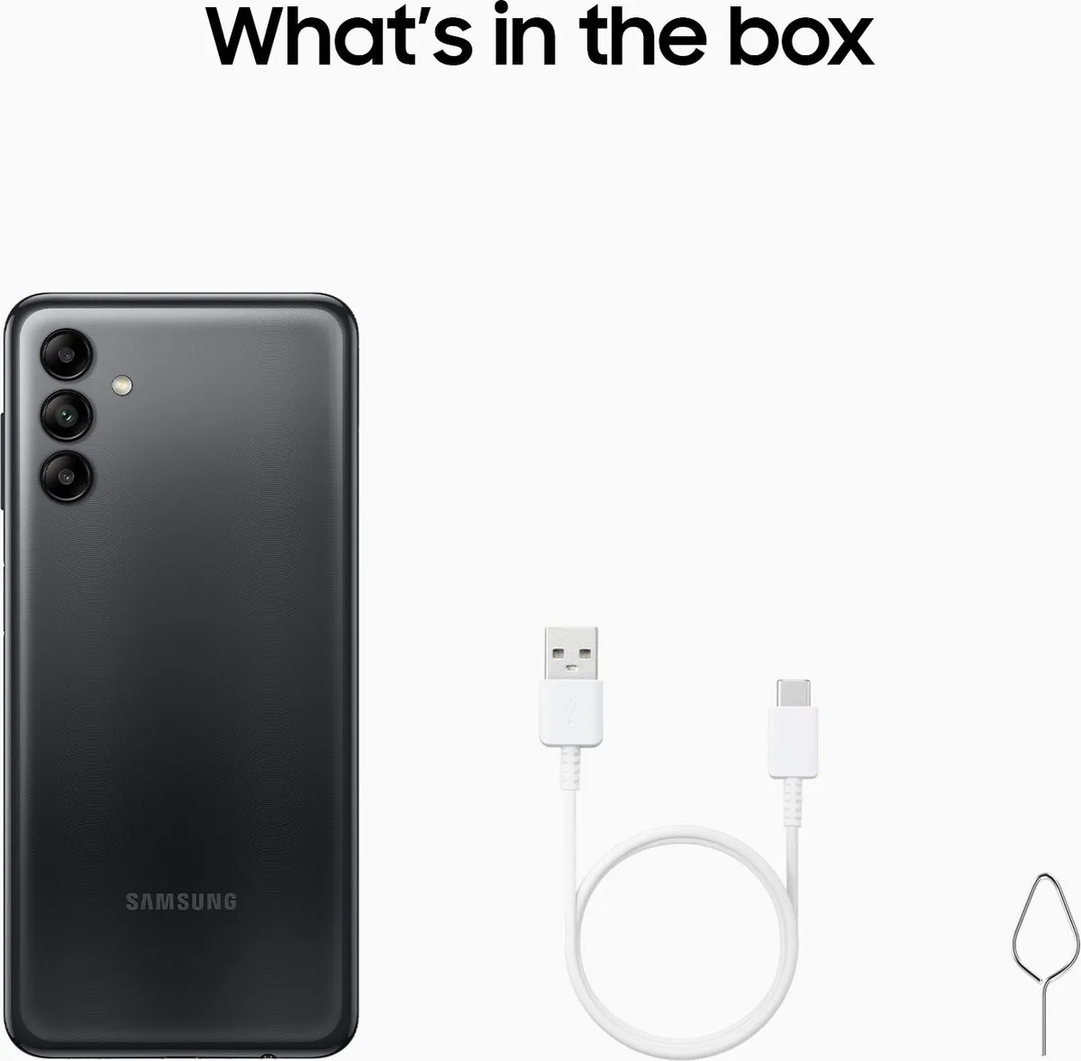 Samsung Galaxy A04 SM-A047FZKUEUB Smartphone - 32GB - Zwart
