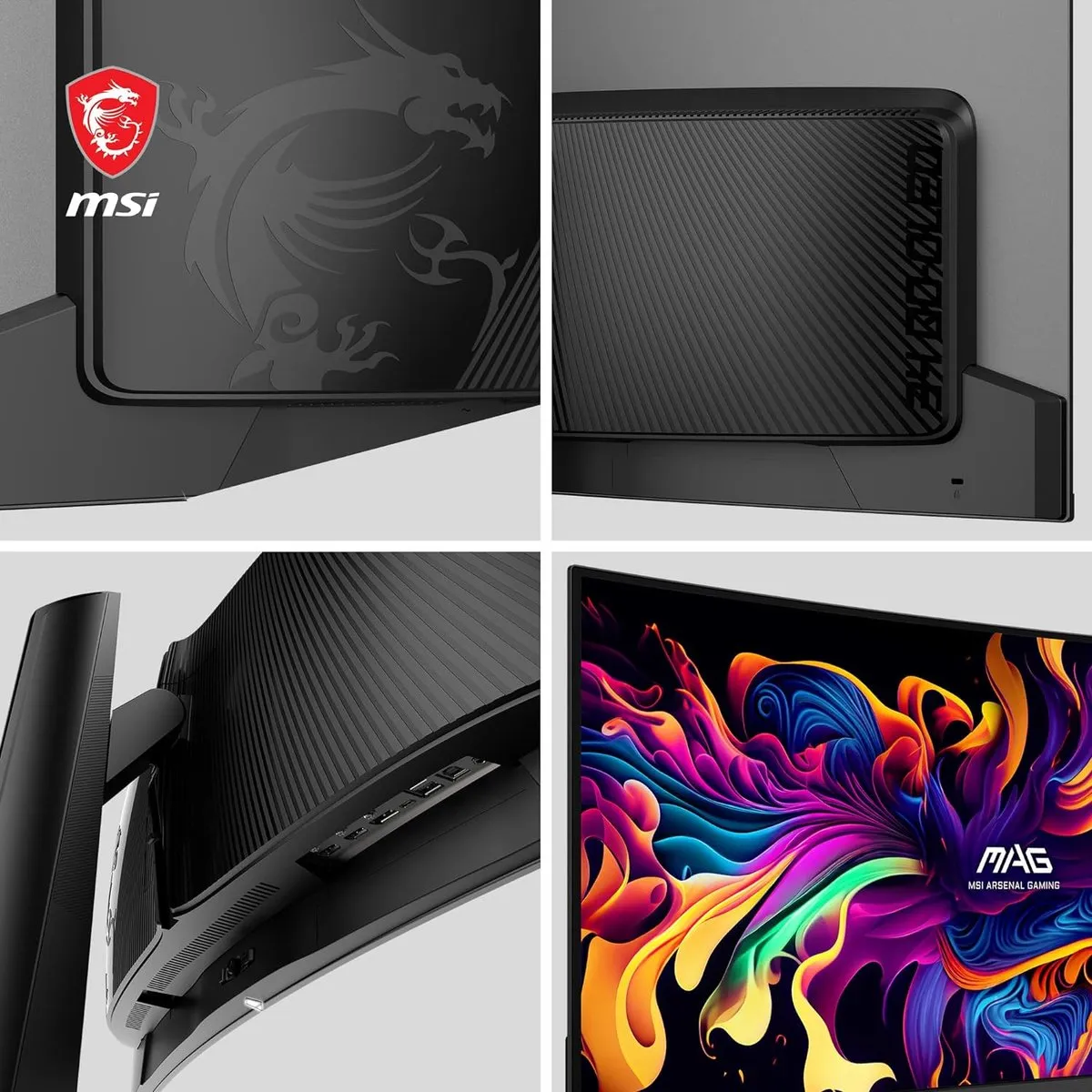 MSI MAG 341CQP QD-OLED Curved Gaming Monitor 34" - 175Hz - USB-C 15W