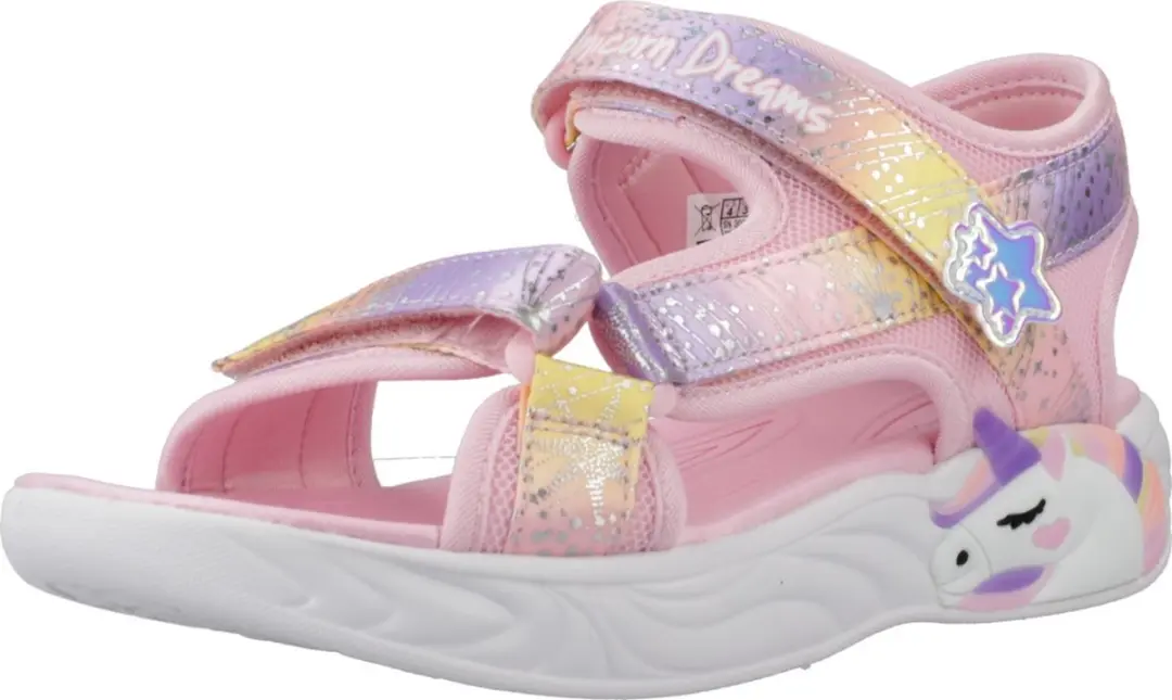 Skechers Unicorn Dreams Sandal Majes - Meisjes - Roze/Multicolor - 37 - afbeelding 5 van 6
