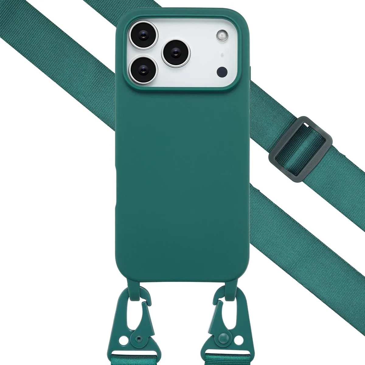 Selencia Hoesje iPhone 17 Pro Donkergroen