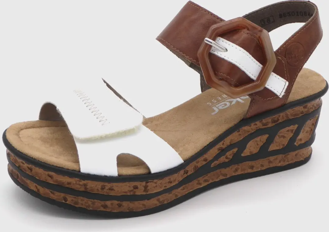 Rieker Sandalen wit Synthetisch