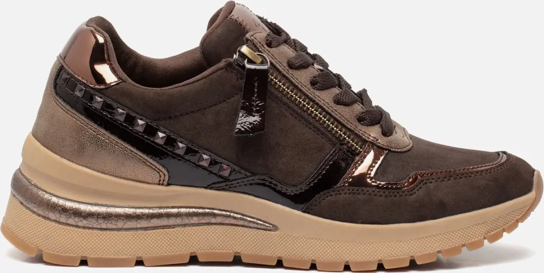 Tamaris Sneakers bruin Synthetisch