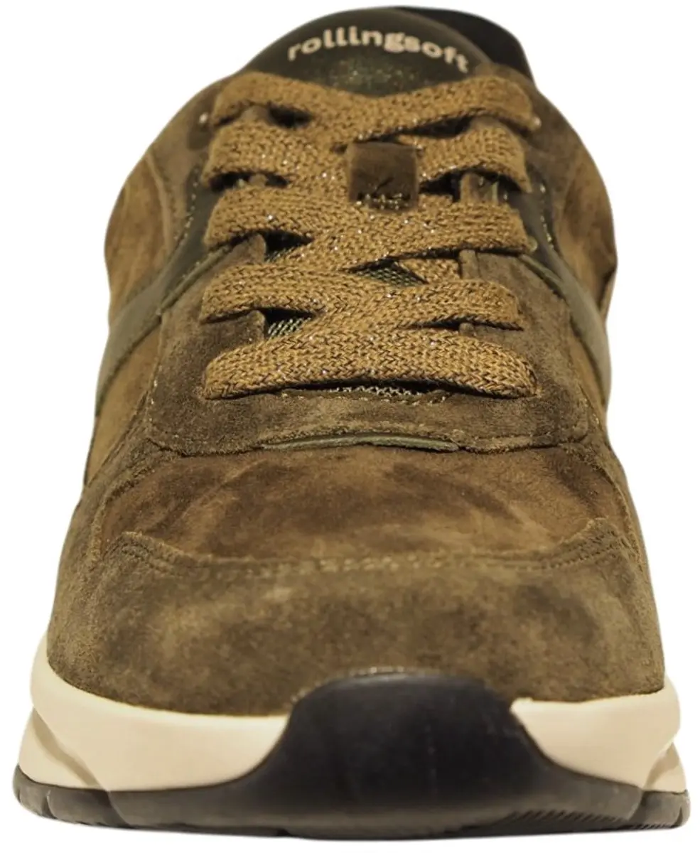 Gabor Rollingsoft Sneakers 102414 - Maat 39 - Groen - afbeelding 3 van 6