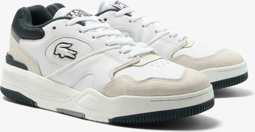 Lacoste Lineshot 223 3 Sma Heren Sneakers - Wit/Groen - Maat 41 - afbeelding 4 van 6