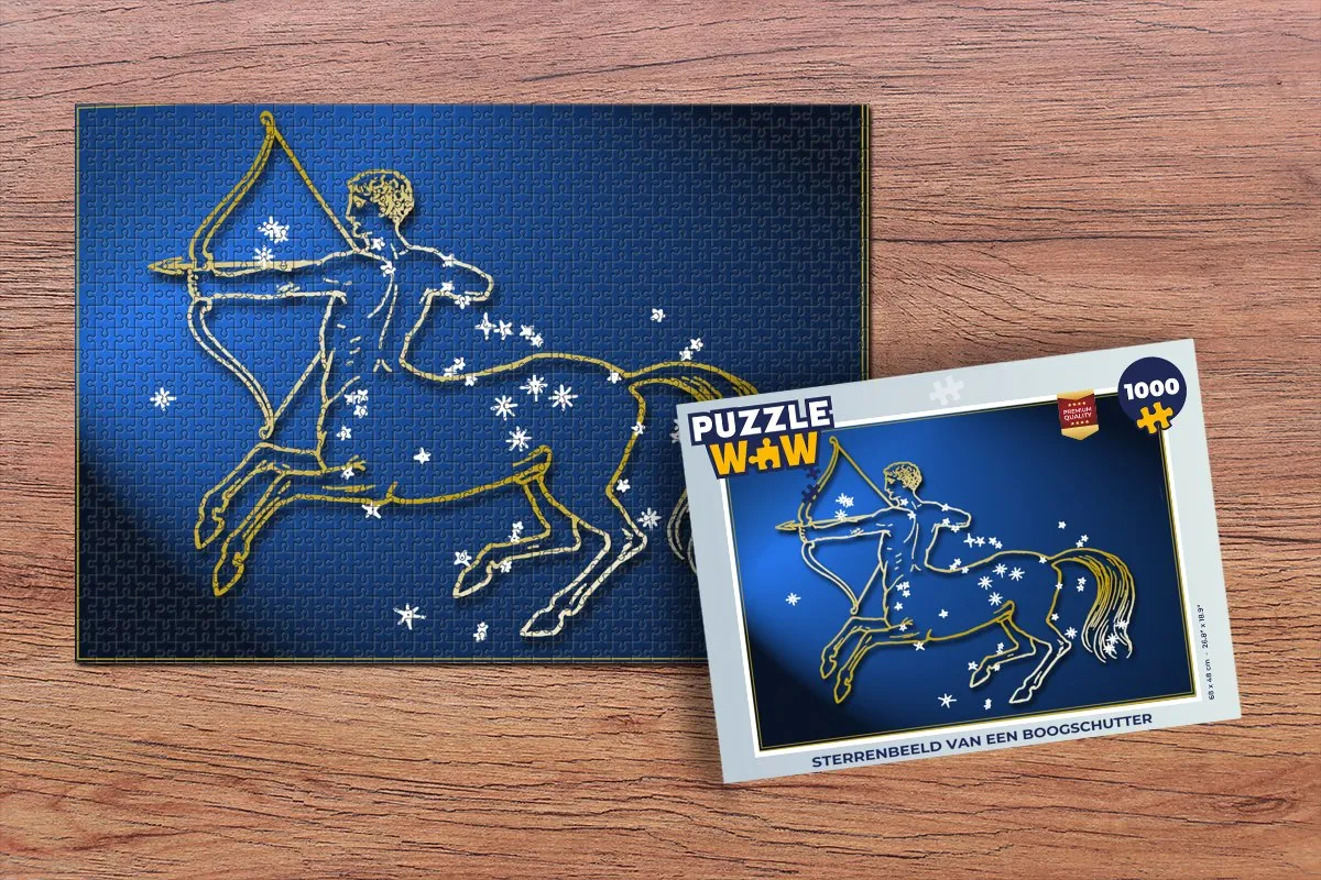 PuzzleWow Sterrenbeeld Boogschutter Legpuzzel 1000 Stuks - Multicolor