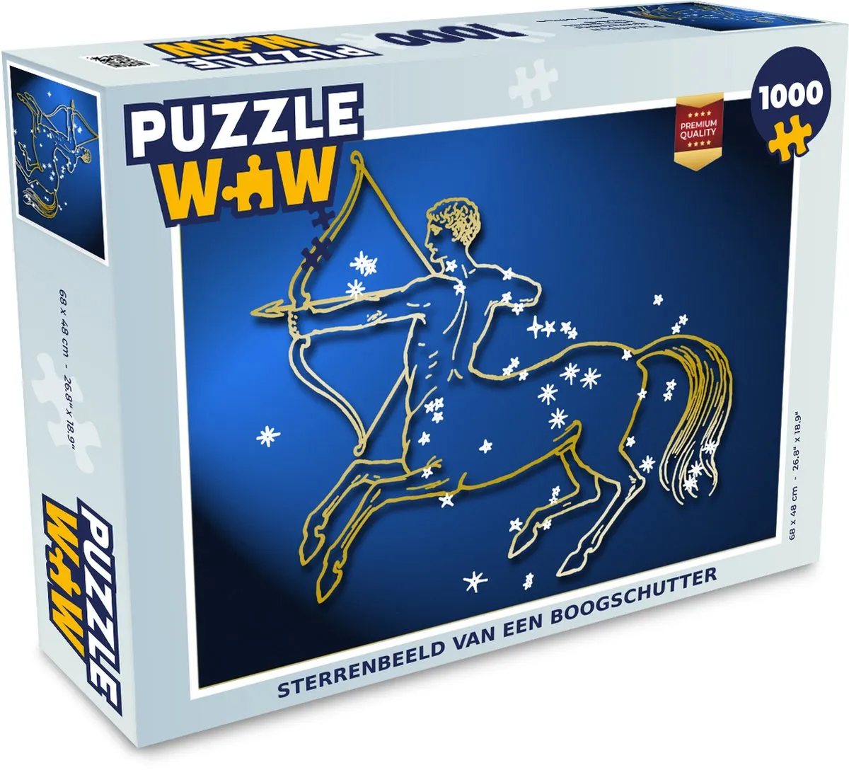 PuzzleWow Sterrenbeeld Boogschutter Legpuzzel 1000 Stuks - Multicolor