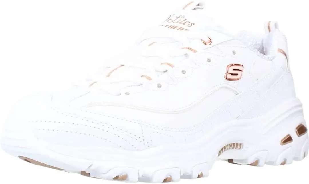 Skechers D’Lites Fresh Start 11931-WTRG Sneakers - Wit - afbeelding 3 van 6