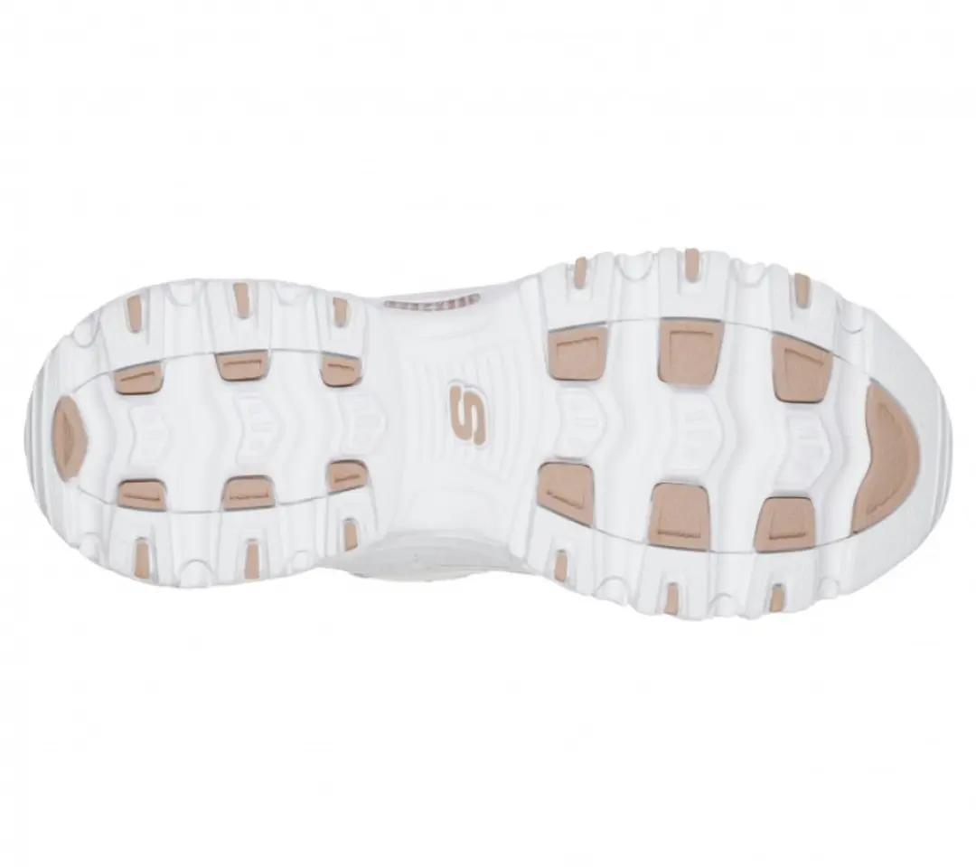 Skechers D’Lites Fresh Start 11931-WTRG Sneakers - Wit - afbeelding 6 van 6