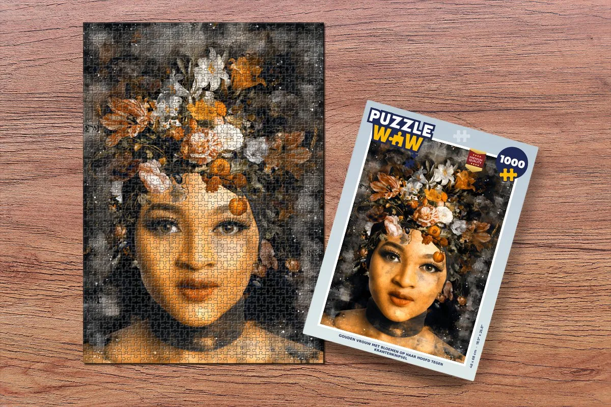 PuzzleWow Flora Legpuzzel 1000 Stuks - Multicolor