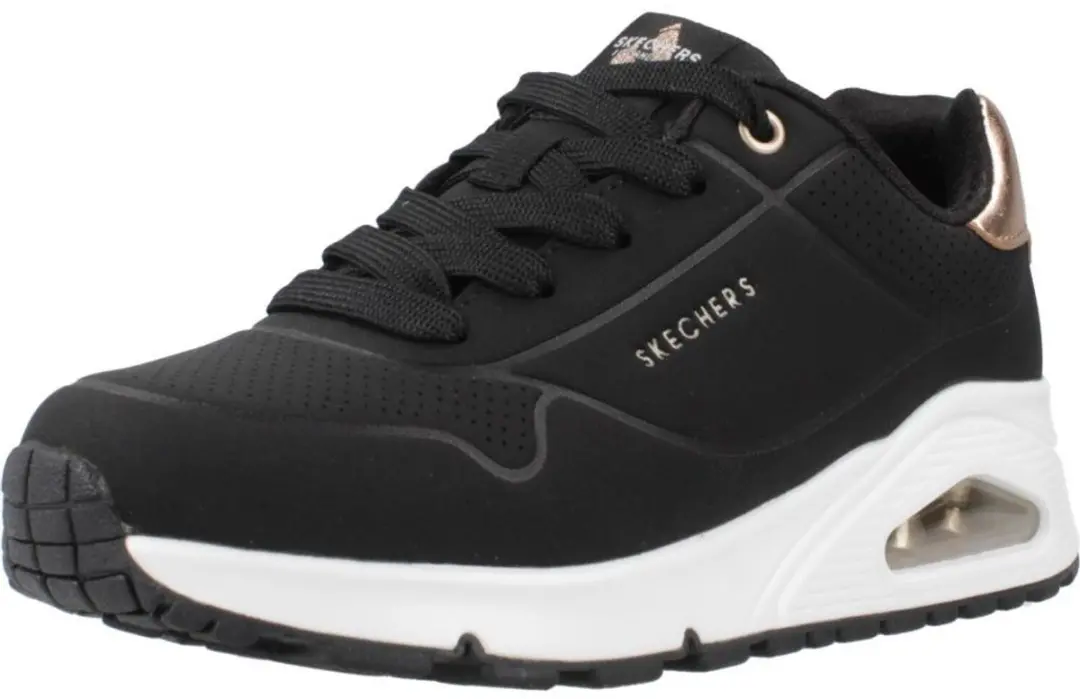 Skechers Uno Gen1-Shimmer Away 310545L/BLK - Zwart 39 - afbeelding 3 van 6