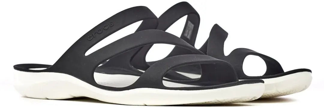 Crocs Swiftwater Sandal Dames - Slides 36/37 - Zwart - afbeelding 2 van 6