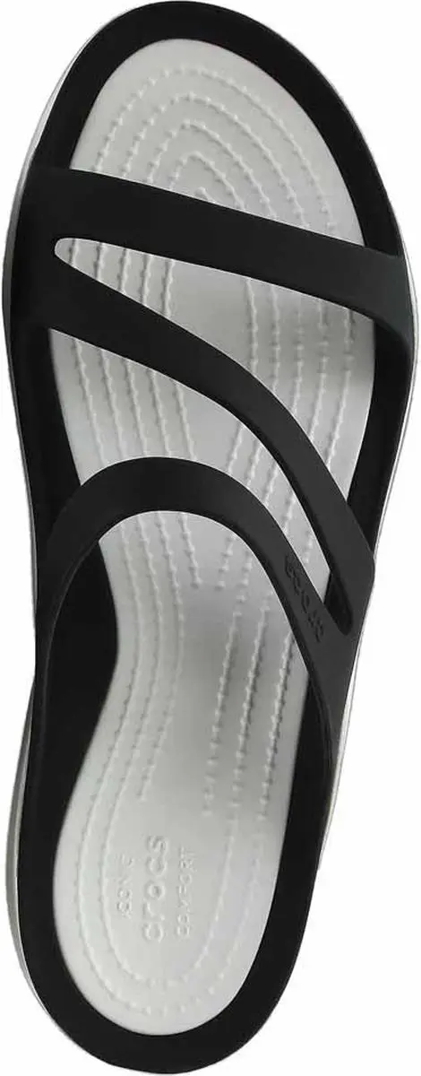 Crocs Swiftwater Sandal Dames - Slides 36/37 - Zwart - afbeelding 4 van 6