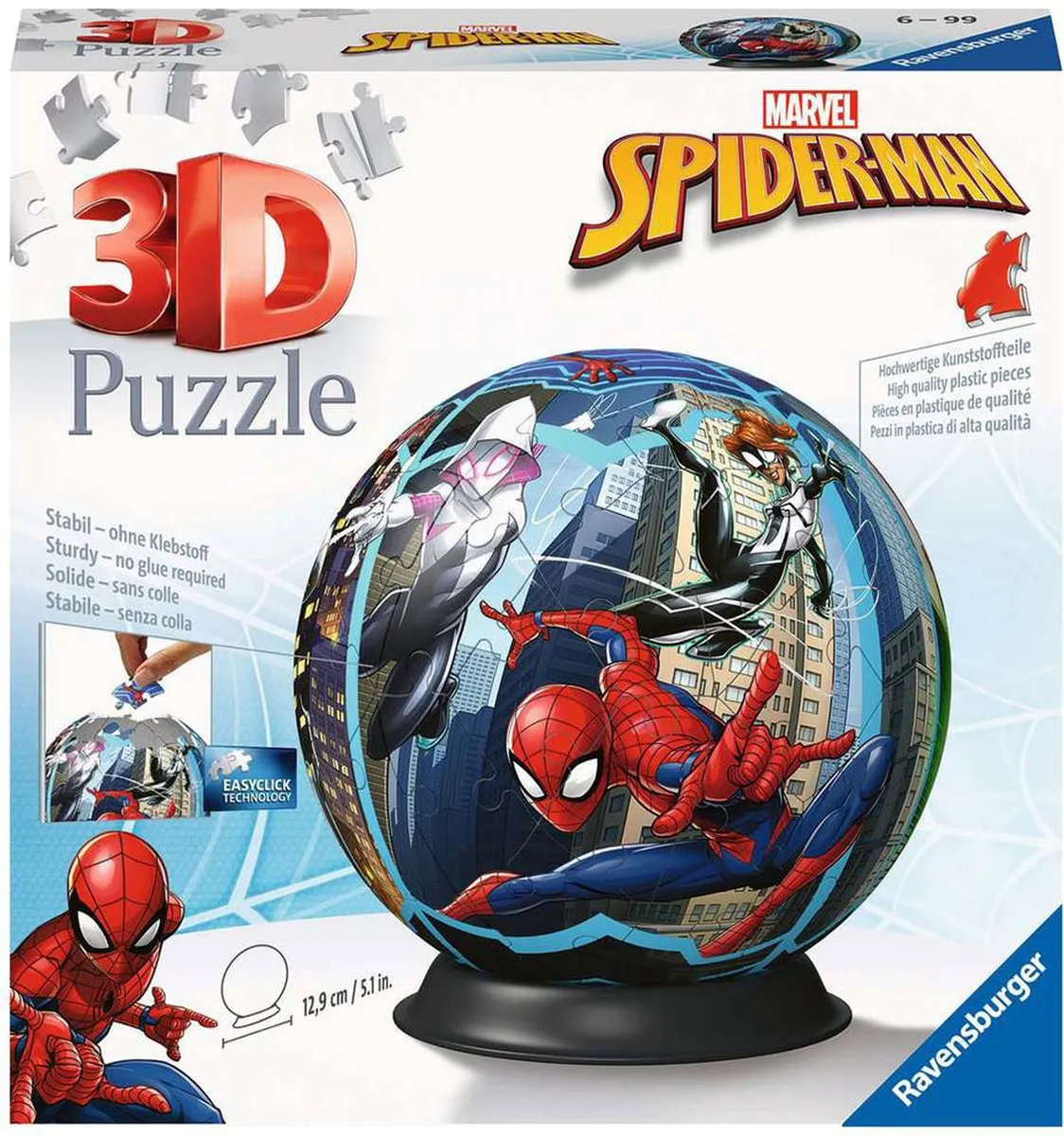 Ravensburger Spider-Man 3D Puzzel 72 Stuks - Meerkleurig