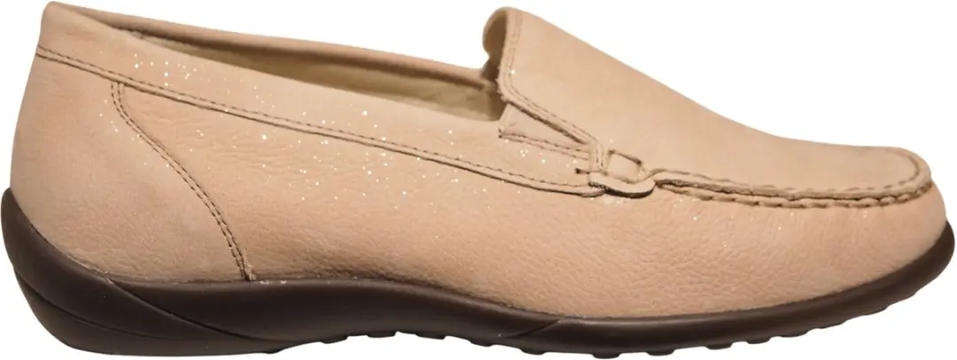 Waldlaufer 640004-189-060 dames instappers sportief maat 40 (6,5) beige
