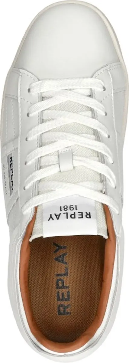 Replay Smash Pro Lay Sneakers Laag - wit - Maat 45 - afbeelding 5 van 6