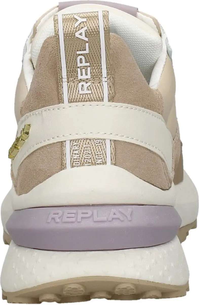 Replay Athena Run Sneakers Laag - beige - Maat 36 - afbeelding 6 van 6