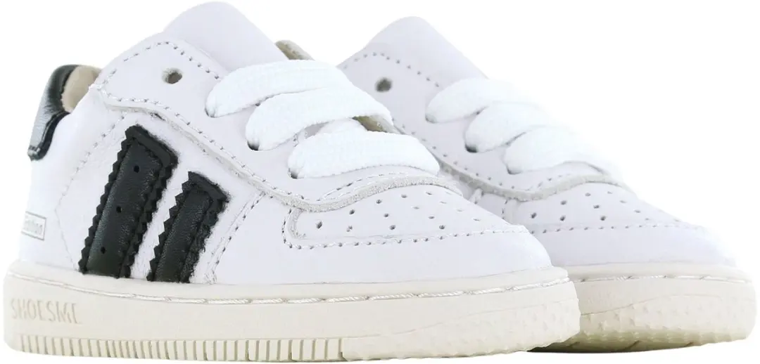 Shoesme wit-zwart sneakertje