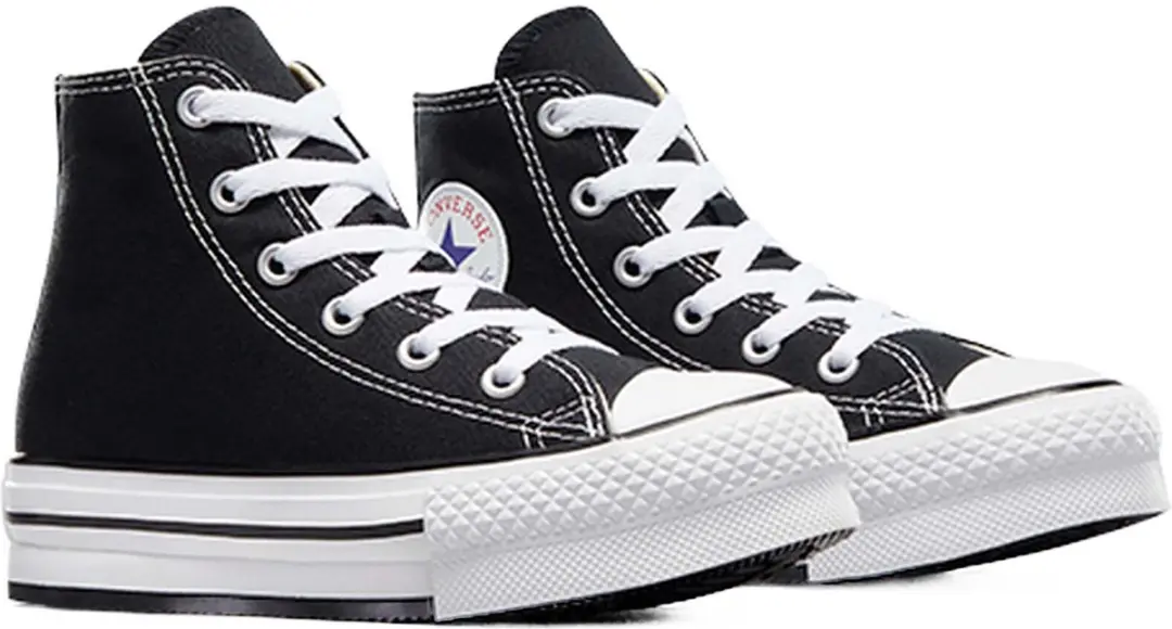 Converse Ctas Eva Lift Hi Sneakers - Zwart - afbeelding 3 van 6