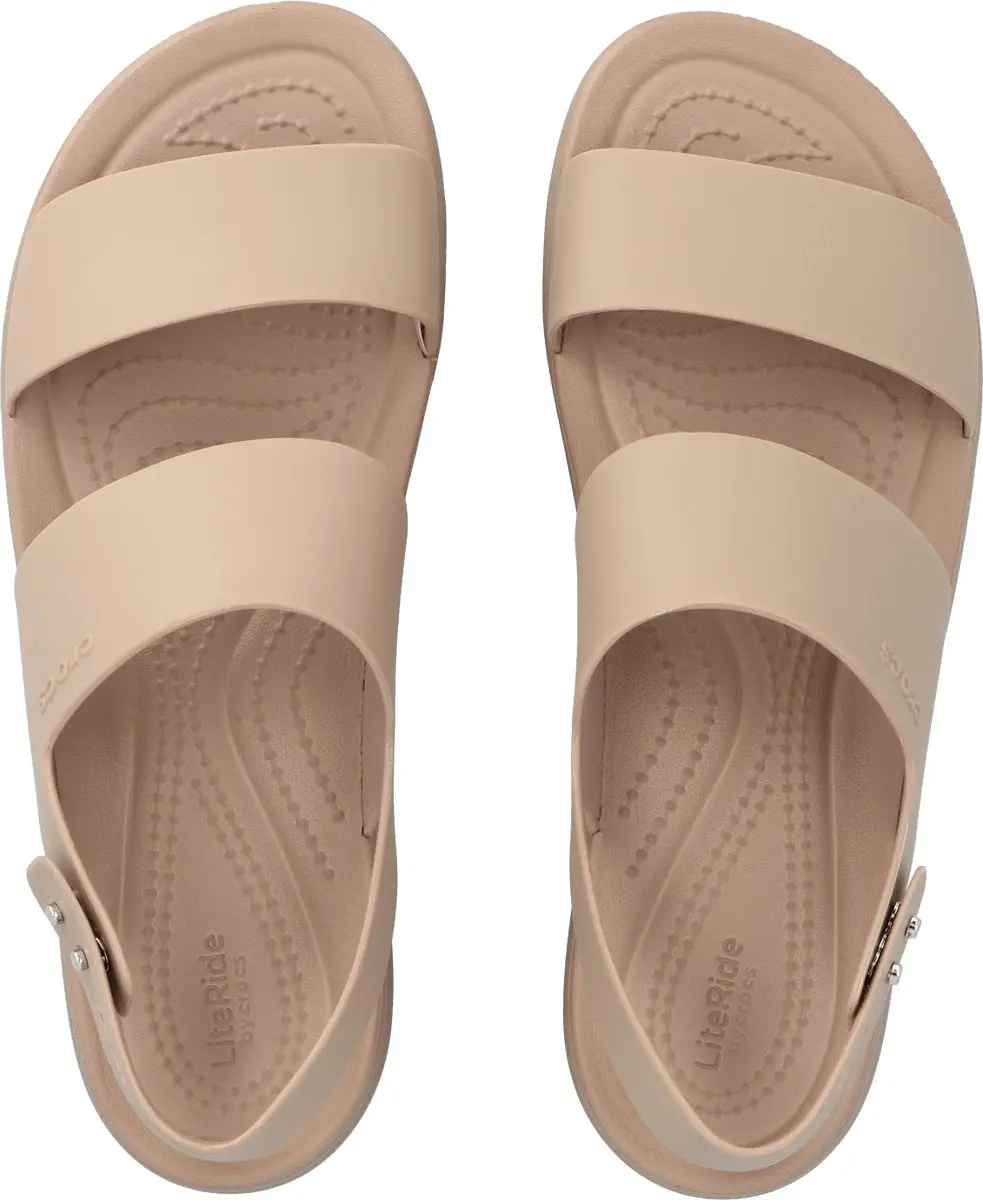 Crocs Brooklyn Low Wedge Sandalen 206453 - Latte/Mushroom - afbeelding 6 van 6