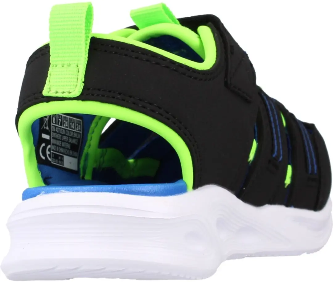 Skechers S-Lights Sola Glow Hyper-Coast Sandalen 22 - Zwart