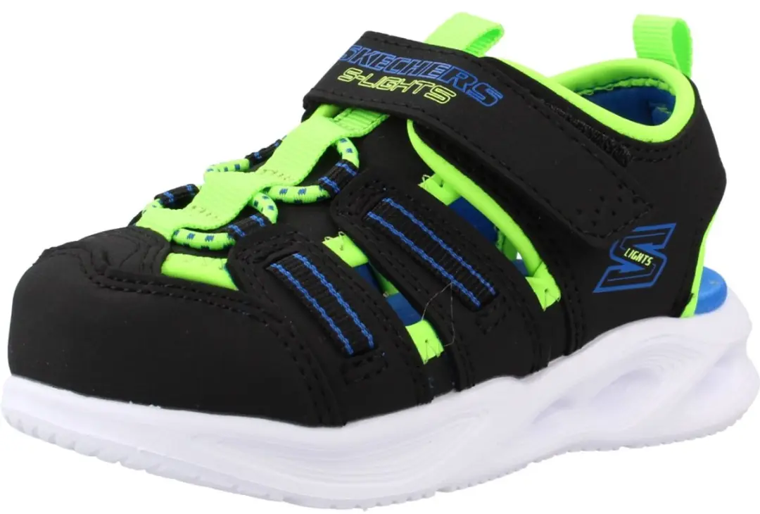 Skechers S-Lights Sola Glow Hyper-Coast Sandalen 22 - Zwart