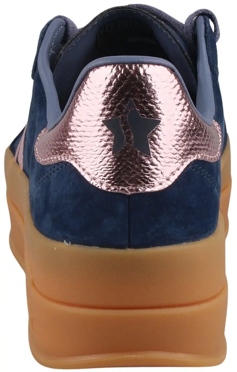 Skechers Academy Hi Dames Sneaker 185430-NVPK - Blauw - afbeelding 5 van 6
