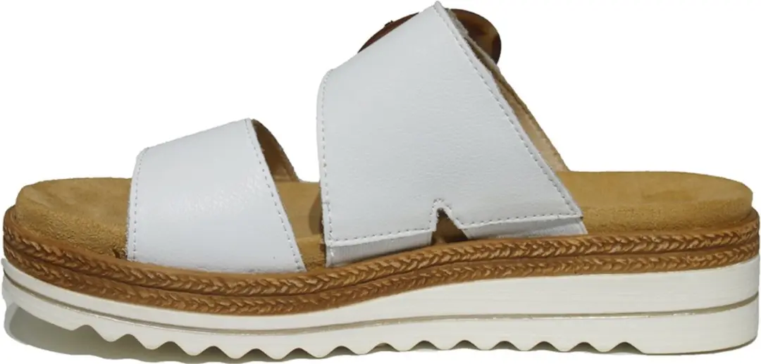 Remonte Leren Witte Dames Slippers 40 - afbeelding 3 van 6
