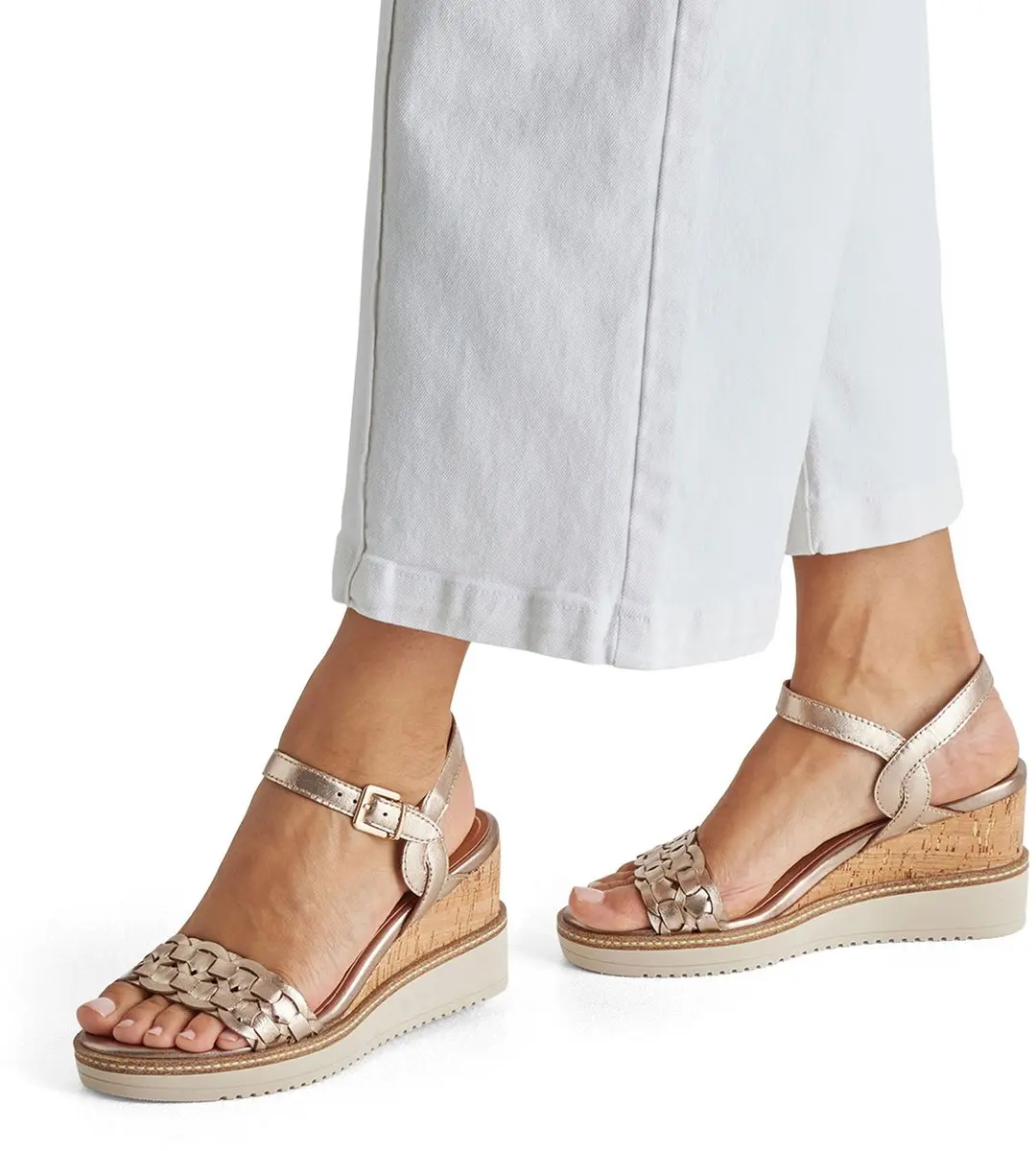 Tamaris Dames Sandalen 40 - Metallic