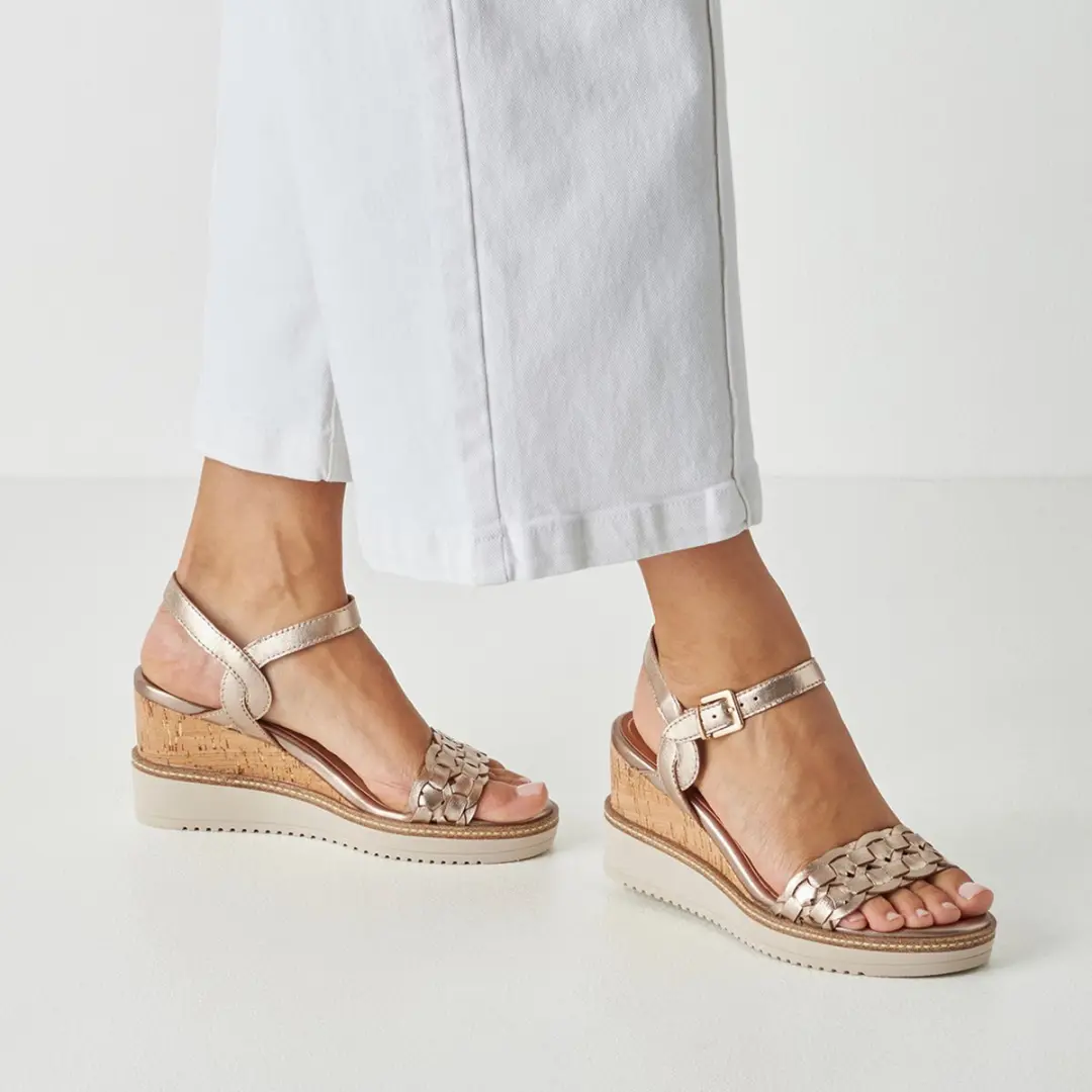Tamaris Dames Sandalen 40 - Metallic