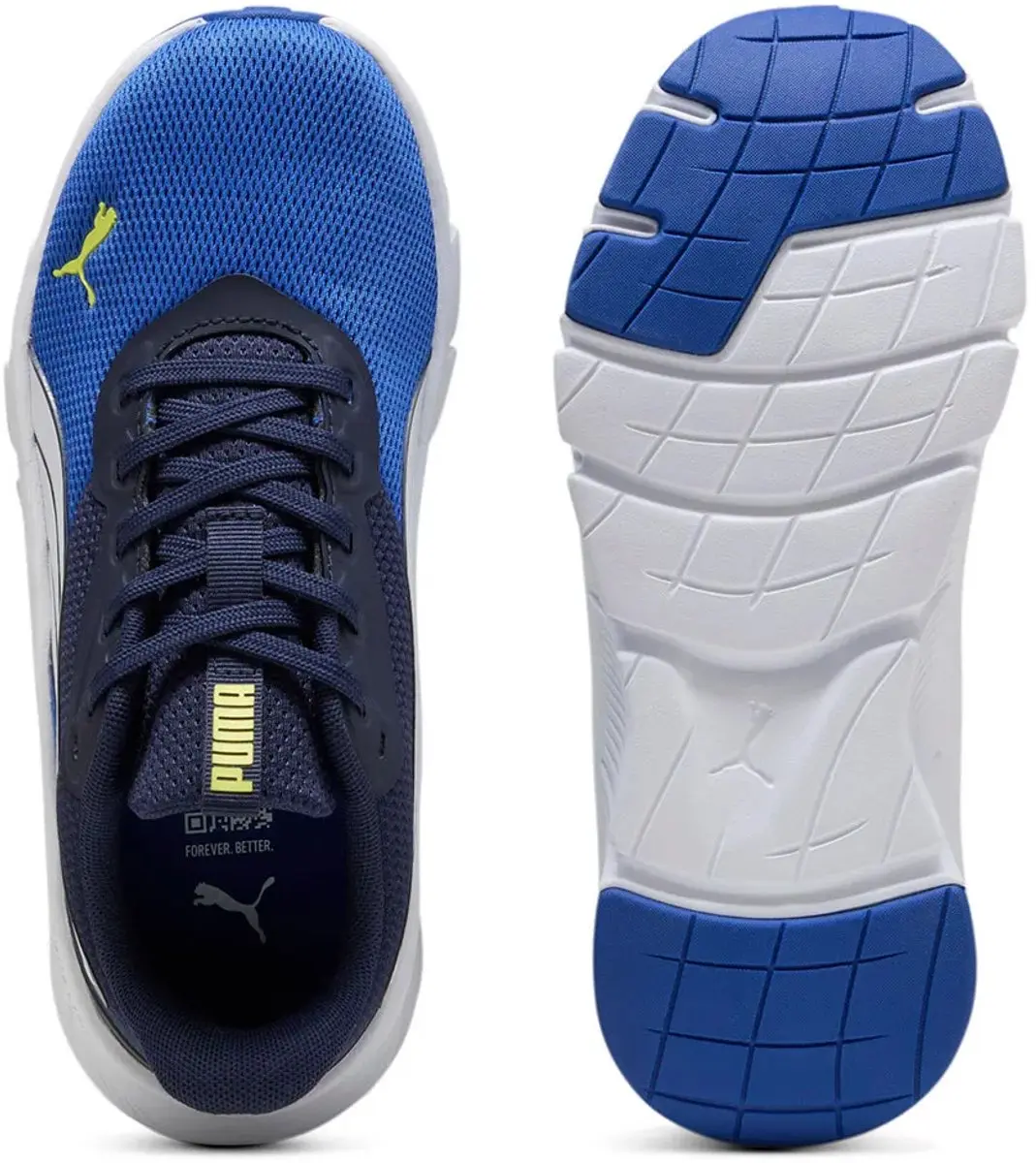 PUMA FlexFocus Lite Modern Jr 401517 - Kinderschoen - 35.5 - Vivid Blue/White - afbeelding 3 van 6
