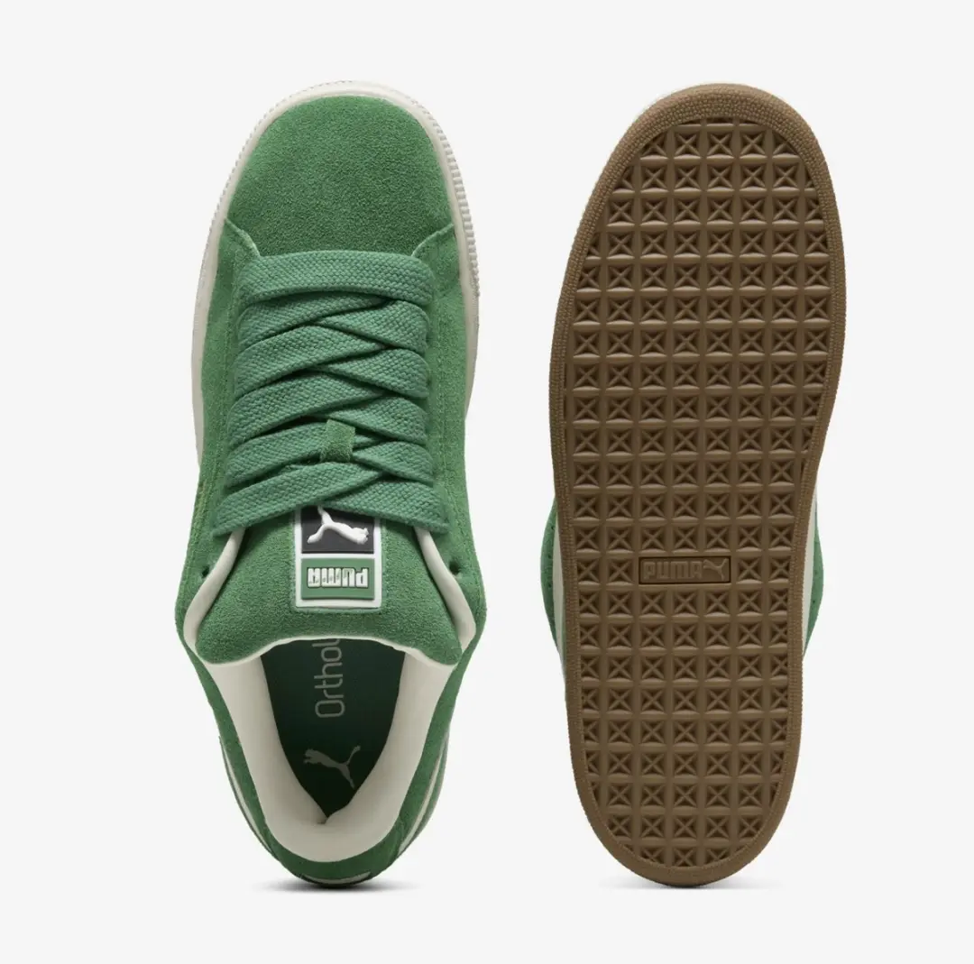 PUMA Suede XL Sneakers - Maat 41 - Groen/Wit - afbeelding 4 van 6