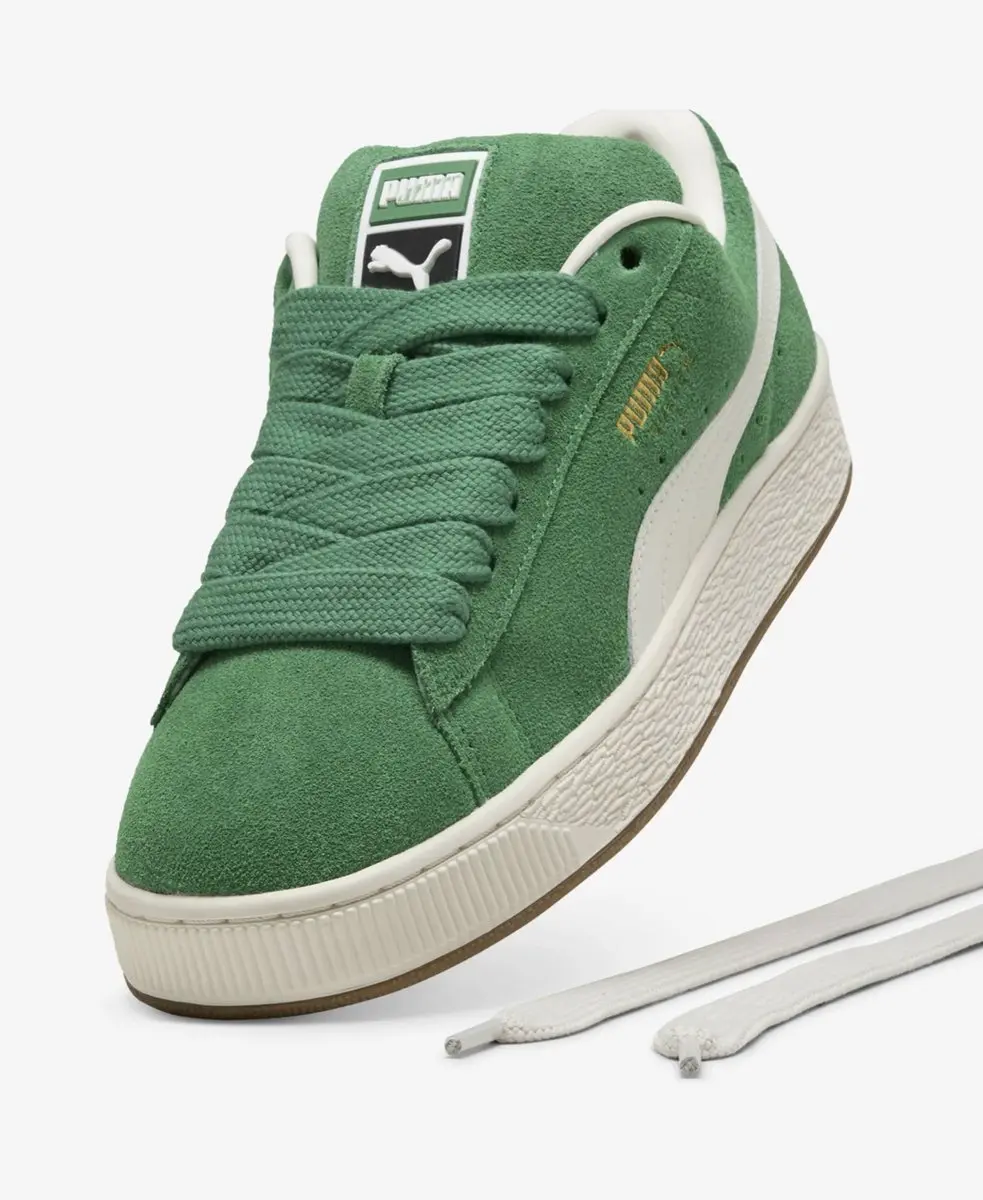 PUMA Suede XL Sneakers - Maat 41 - Groen/Wit - afbeelding 5 van 6