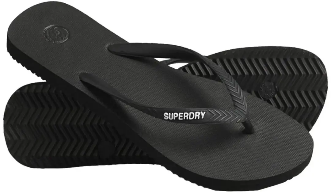 Superdry Vintage Classic Teenslipper - Zwart - afbeelding 6 van 6