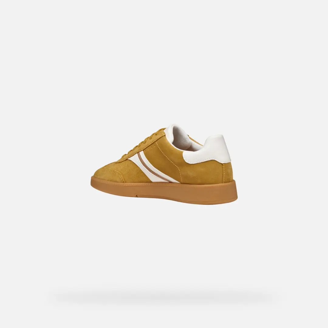 Geox Meleda Dames Sneakers - Geel/Wit - Maat 38 - afbeelding 3 van 6