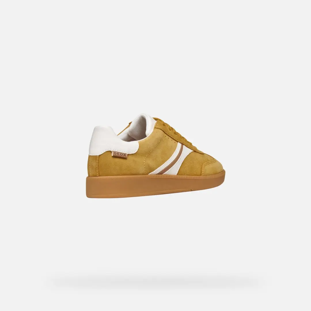 Geox Meleda Dames Sneakers - Geel/Wit - Maat 38 - afbeelding 2 van 6