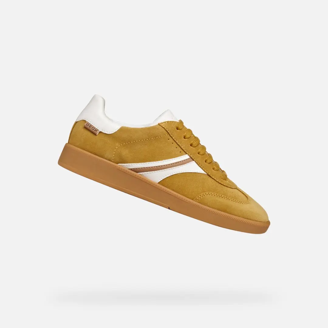Geox Meleda Dames Sneakers - Geel/Wit - Maat 38