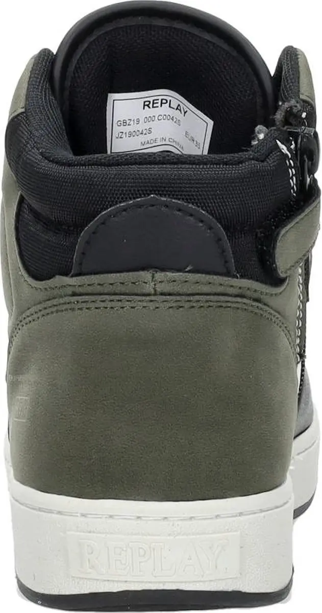 Replay Cobra Hoge sneakers - Jongens - Groen - Maat 32 - afbeelding 6 van 6