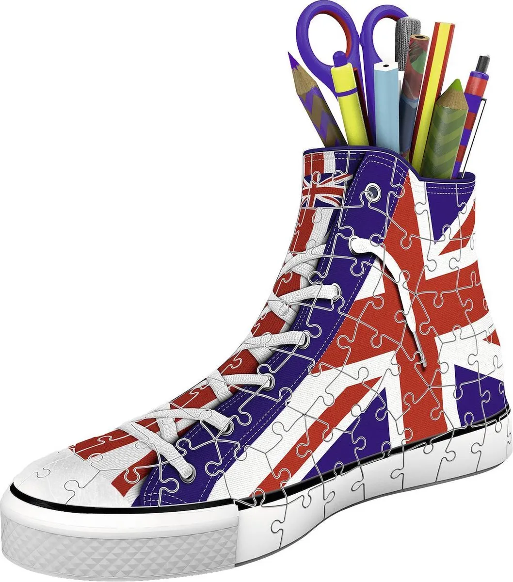 Ravensburger Sneaker Engelse vlag 3D Puzzel 108 Stuks
