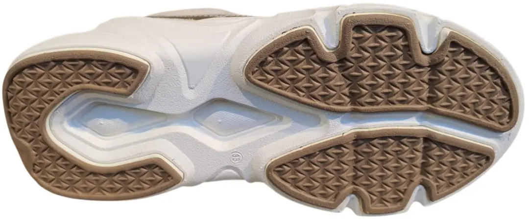 Braqeez 426160-403 Meisjes Lage Sneakers - Beige - Maat 35 - afbeelding 4 van 6