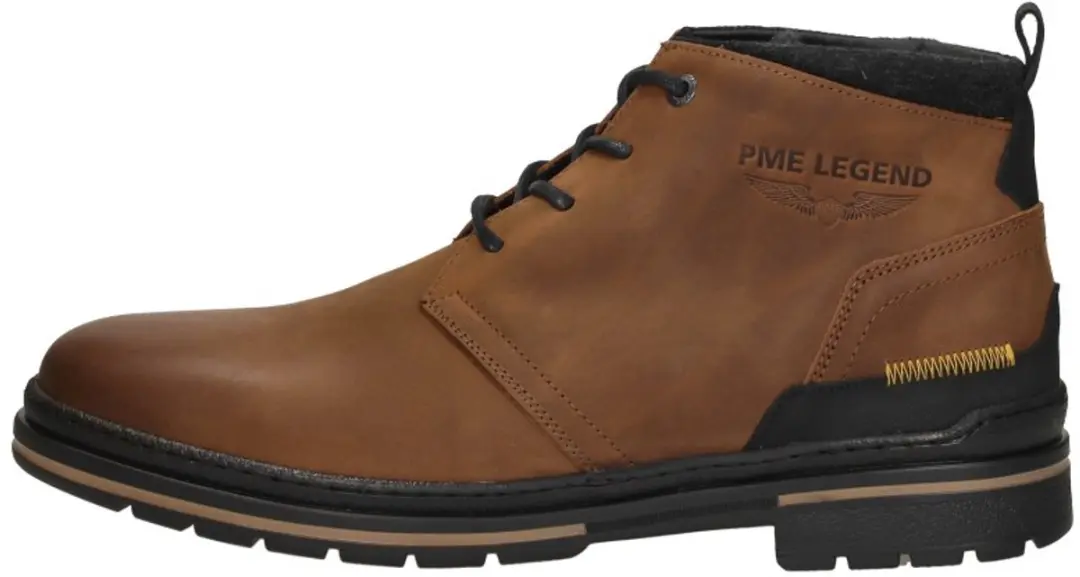 PME Legend Fleetman Heren Veterschoenen - Cognac Maat 44