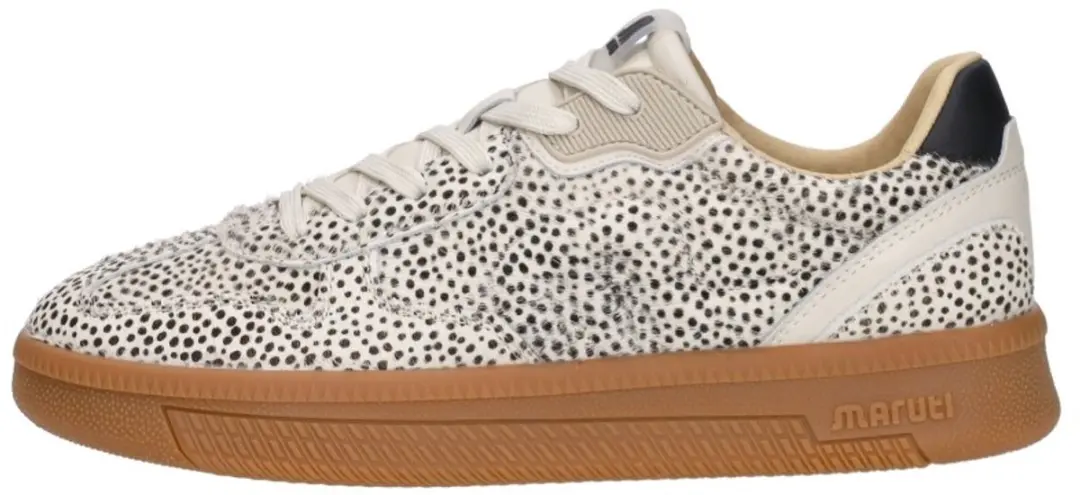 Maruti Yale Leren Sneakers Dames - Beige - 37 - afbeelding 2 van 6
