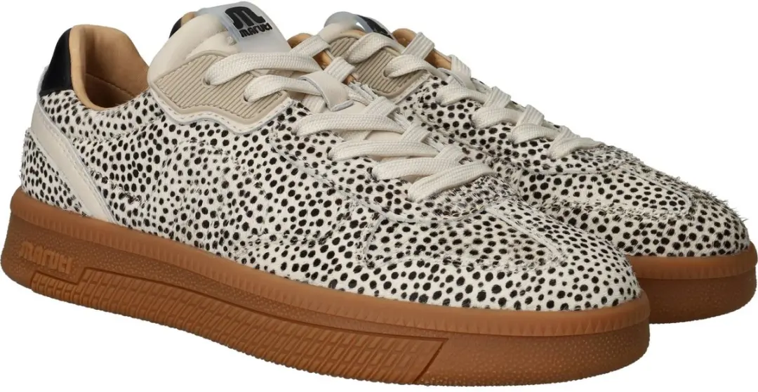 Maruti Yale Leren Sneakers Dames - Beige - 37 - afbeelding 4 van 6