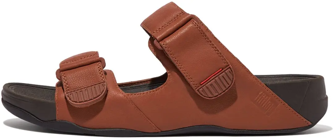 FitFlop Gogh Moc Slide Teenslipper - Maat 41 - Bruin - afbeelding 3 van 6