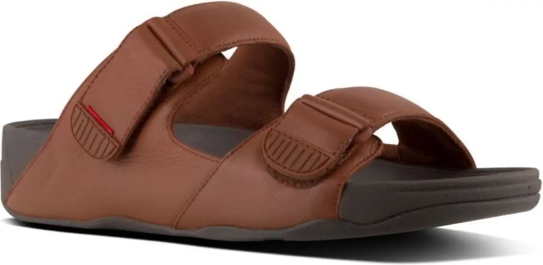 FitFlop Gogh Moc Slide Teenslipper - Maat 41 - Bruin